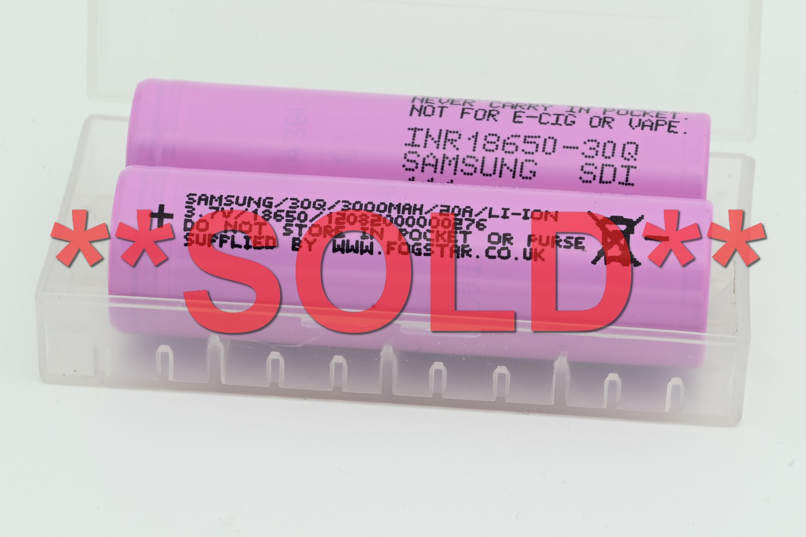 Samsung 18650 3,000mAH Cells (Pair) Samsung 18650 3,000mAH Cells (Pair)